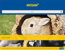 Tablet Screenshot of megan.com.pl